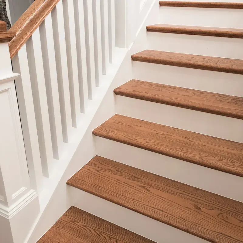 Stair Treads and Handrail – Stairs & Handrails by Good Oak Custom Carpentry, Southeast Wisconsin