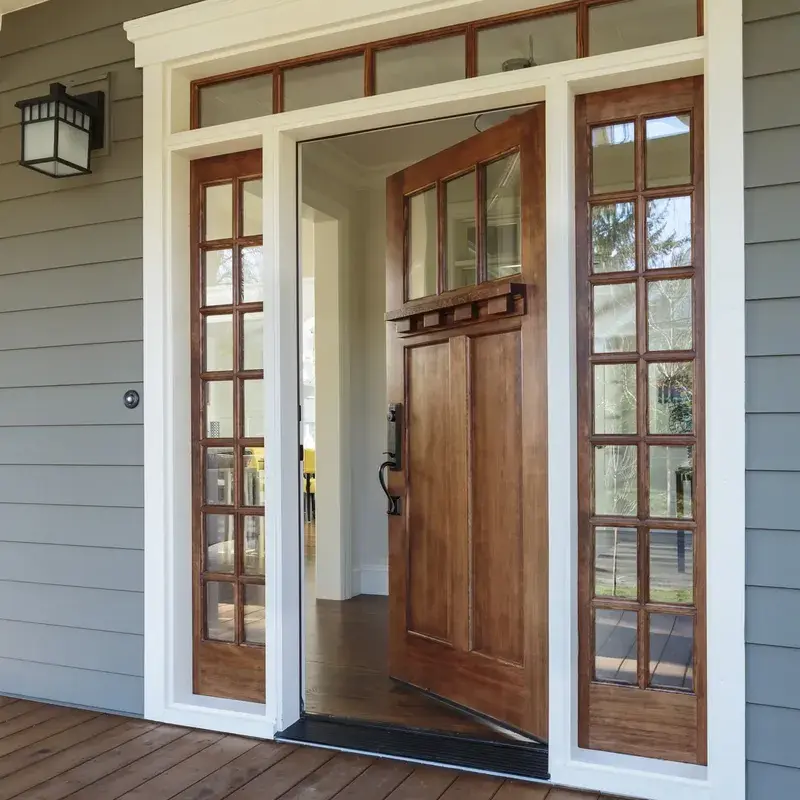Entry Door Casing – Doors, Cabinets & Built-ins by Good Oak Custom Carpentry, Southeast Wisconsin